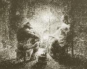 Jean Francois Millet Tonight oil painting